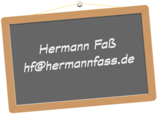 Email bitte an: Initialen hf @ Domain dieser Seite